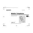 SONY CMD-Z7 Owner's Manual cover photo