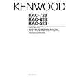 KENWOOD KAC-728 Owner's Manual cover photo