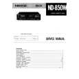 NIKKO ND-850W Service Manual cover photo