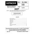 HITACHI 20CX20B501 Service Manual cover photo