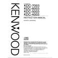 KENWOOD KDC5003 Owner's Manual cover photo