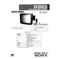 SONY KVD3421D Service Manual cover photo