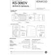 KENWOOD KS-306DV Service Manual cover photo