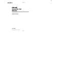 SONY XR-1800 Owner's Manual cover photo