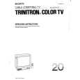 SONY KV-2094R Owner's Manual cover photo