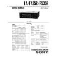 SONY TAF435R Service Manual cover photo