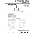 SONY SAWFT7 Service Manual cover photo