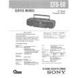 SONY CFD60 Service Manual cover photo