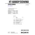 SONY HTDDW960 Service Manual cover photo