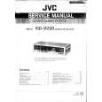 JVC KDV220 Service Manual cover photo