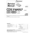 PIONEER CDX-FM657/XN/ES Service Manual cover photo