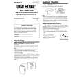 SONY WM-FX121 Owner's Manual cover photo