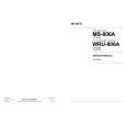 SONY WRU806A Service Manual cover photo