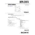 SONY MPKDVF4 Service Manual cover photo