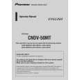 PIONEER CNDV-50MT/EW Owner's Manual cover photo