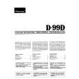 SANSUI D-99D Owner's Manual cover photo