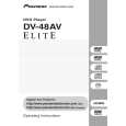 PIONEER DV-48AV/KUXZT/CA Owner's Manual cover photo