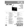 SONY ICFSW1 Service Manual cover photo