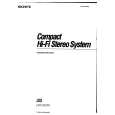 SONY LBT-D2220 Owner's Manual cover photo