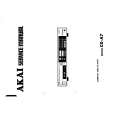 AKAI CD-A7 Service Manual cover photo