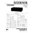 SONY TAF317R Service Manual cover photo