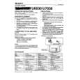 SONY SSU3030 Owner's Manual cover photo