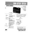 SONY WMAF64 Service Manual cover photo