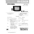 SONY KVC2923E Service Manual cover photo