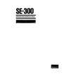 SANSUI SE-300 Owner's Manual cover photo