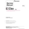 PIONEER S-C80/SXTW/EW5 Service Manual cover photo