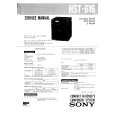 SONY HST616 Service Manual cover photo
