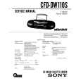 SONY CFD-DW110S Service Manual cover photo