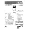 SONY FD30A Service Manual cover photo
