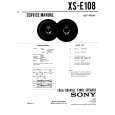 SONY XSE108 Service Manual cover photo