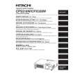HITACHI CPS318W Owner's Manual cover photo