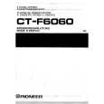 PIONEER CT-F6060 Owner's Manual cover photo