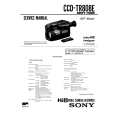 SONY CCDTR808 Service Manual cover photo