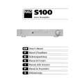NAD S100 Owner's Manual cover photo