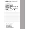 PIONEER EFX-1000 Owner's Manual cover photo
