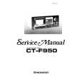 PIONEER CT-F950 Service Manual cover photo