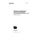SONY KI-W250 Owner's Manual cover photo
