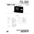SONY FDL3500 Service Manual cover photo
