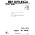 SONY MDRED238 Service Manual cover photo