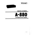 TEAC A-880 Service Manual cover photo