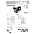 SONY CCDM8U Service Manual cover photo
