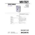 SONY WMFX521 Service Manual cover photo