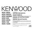 KENWOOD KDC222 Owner's Manual cover photo