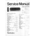 TECHNICS SAGX320 Service Manual cover photo
