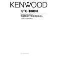 KENWOOD KTC-1000R Owner's Manual cover photo