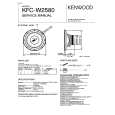 KENWOOD KFCW2580 Service Manual cover photo